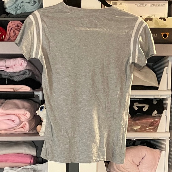 Champion Grey T-Shirt With White Texas Logo - Picture 2 of 5